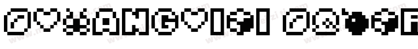HYGangYiTi HEWTrueType字体转换